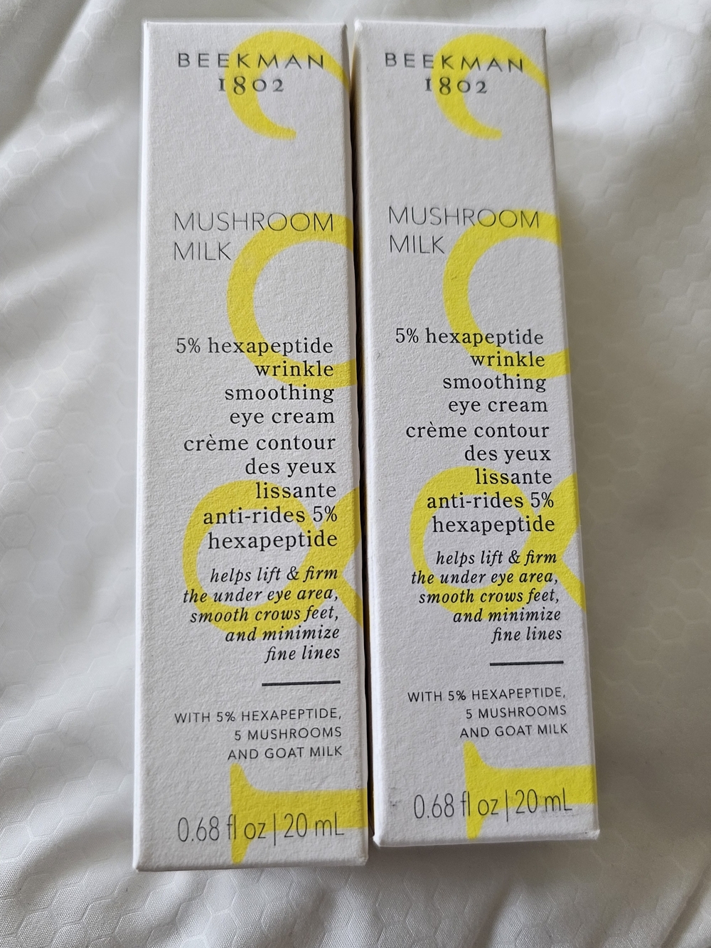 Beekman 1802 Mushroom Milk Wrinkle Smoothing Eye Cream - Two Pack